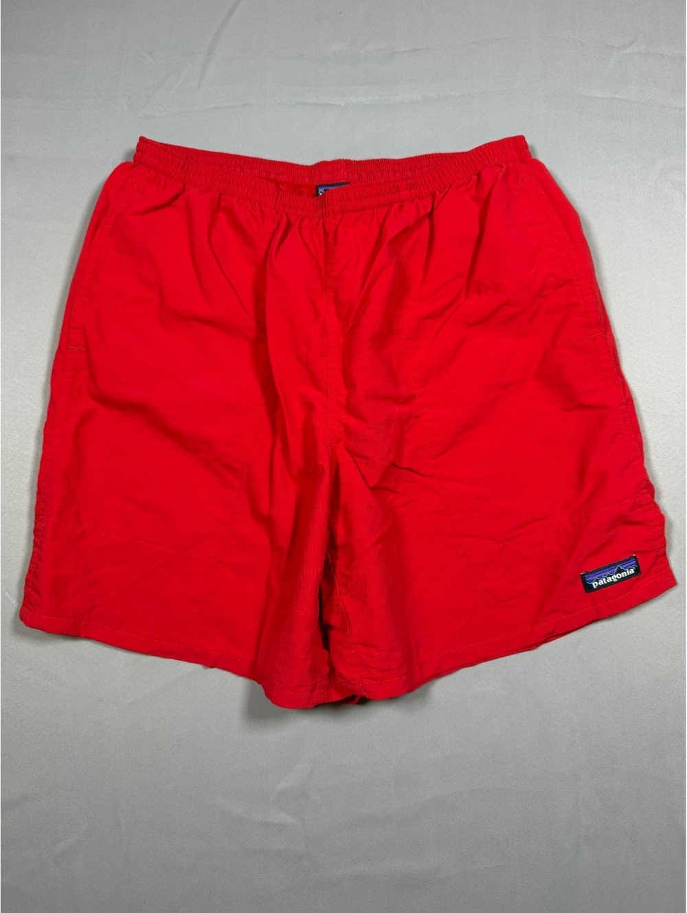 Patagonia Baggies Longs 7” Men’s Medium Red Shorts 58033 SP17 2017 Nylon